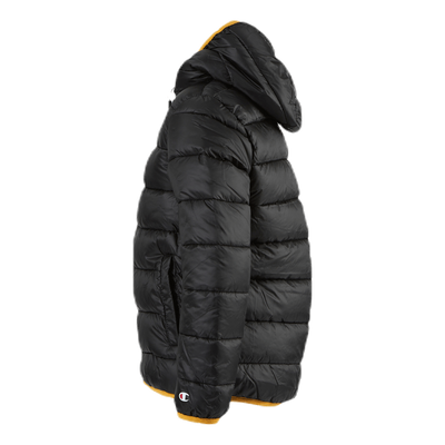 Hooded Jacket Jr Black/Yellow