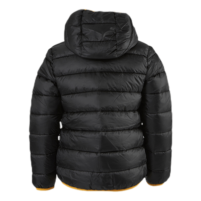 Hooded Jacket Jr Black/Yellow