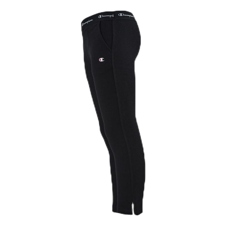 Straight Hem Pants Junior Black