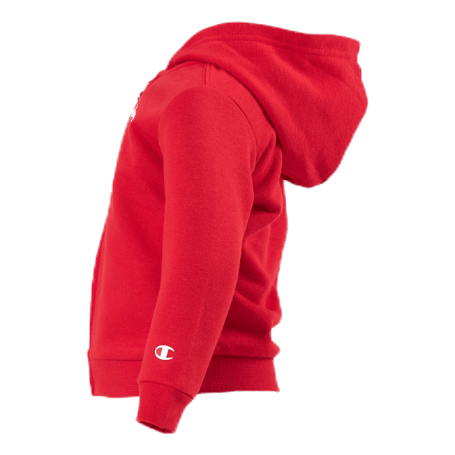 Hooded Full Zip Suit Junior Red