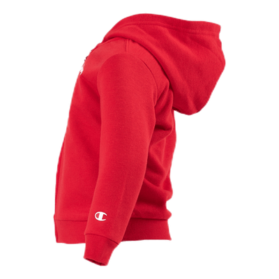 Hooded Full Zip Suit Junior Red