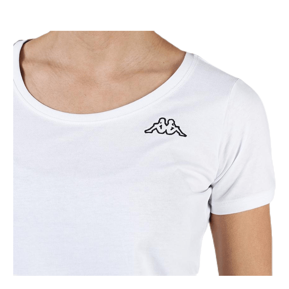 T-Shirt S/S, Logo Momba White