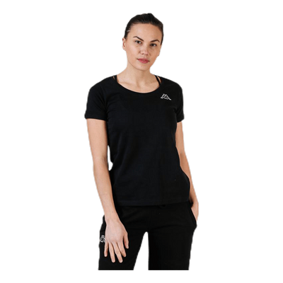 T-Shirt S/S, Logo Momba Black