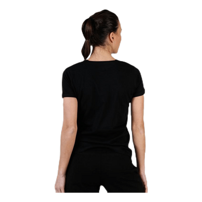 T-Shirt S/S, Logo Momba Black