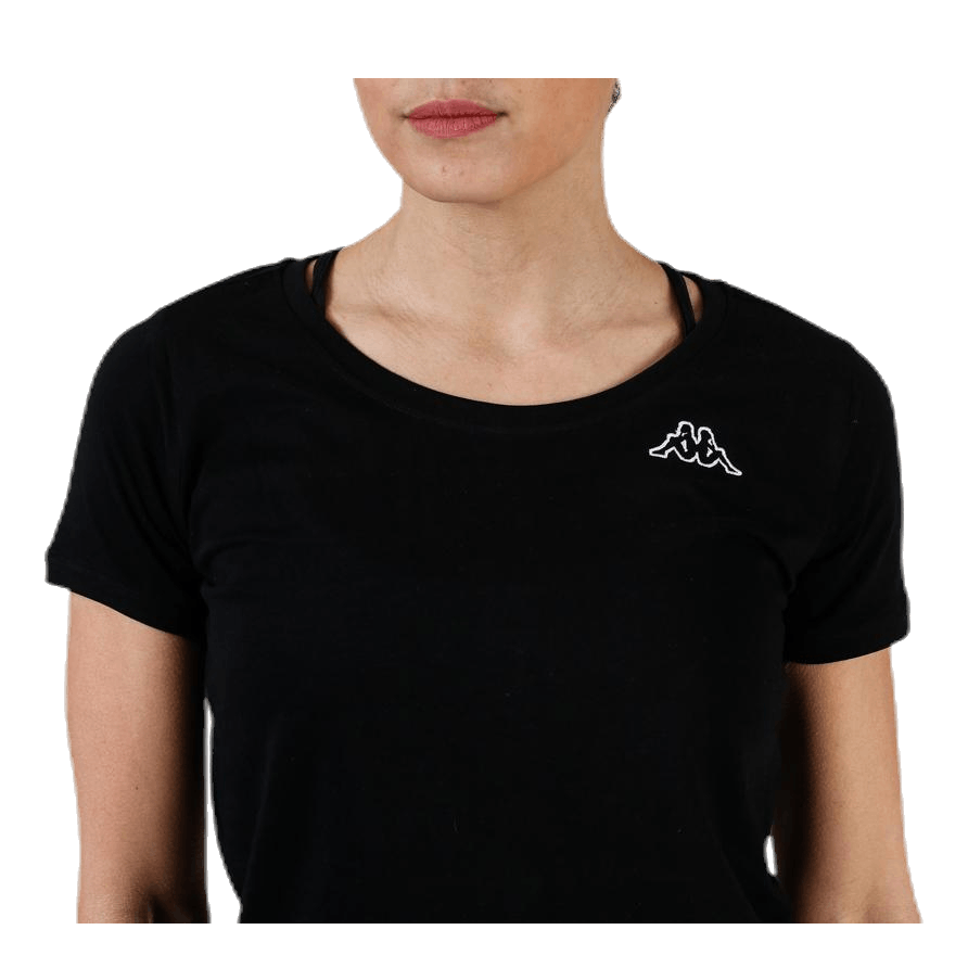 T-Shirt S/S, Logo Momba Black