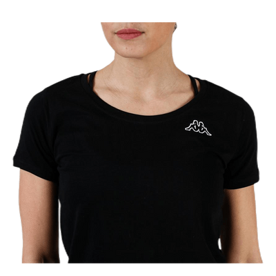 T-Shirt S/S, Logo Momba Black