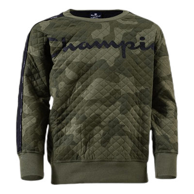 Crewneck Sweatshirt Patterned/Green