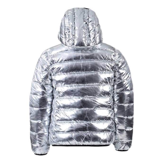 Girls Hooded Jacket Silver