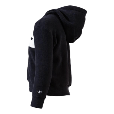 Junior Hooded Polar Fleece Black
