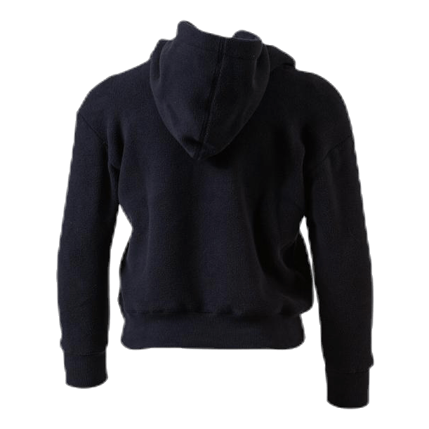 Junior Hooded Polar Fleece Black