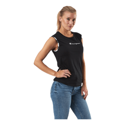 Crewneck Sleeveless T-Shirt Black
