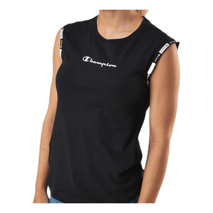 Crewneck Sleeveless T-Shirt Black