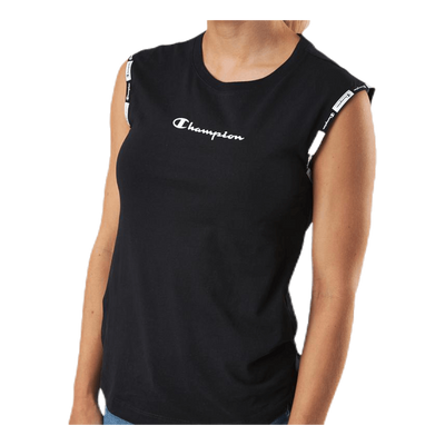 Crewneck Sleeveless T-Shirt Black