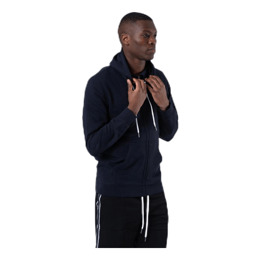 Hooded Full Zip Sweatshirt Blue