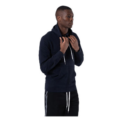 Hooded Full Zip Sweatshirt Blue