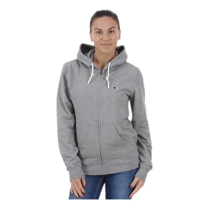Hooded FullZip Sweatshirt Grey