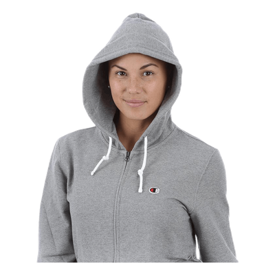 Hooded FullZip Sweatshirt Grey