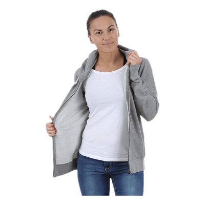 Hooded FullZip Sweatshirt Grey