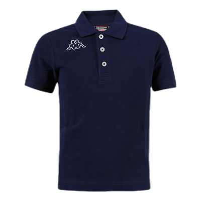 Junior. Polo S/S, Life Blue/White