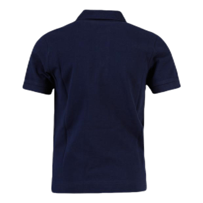 Junior. Polo S/S, Life Blue/White