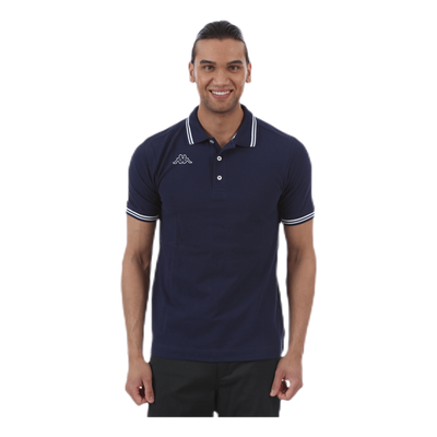 Maltax Polo S/S Blue/White