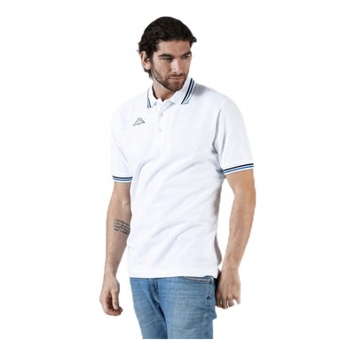 Maltax Polo S/S Blue/White