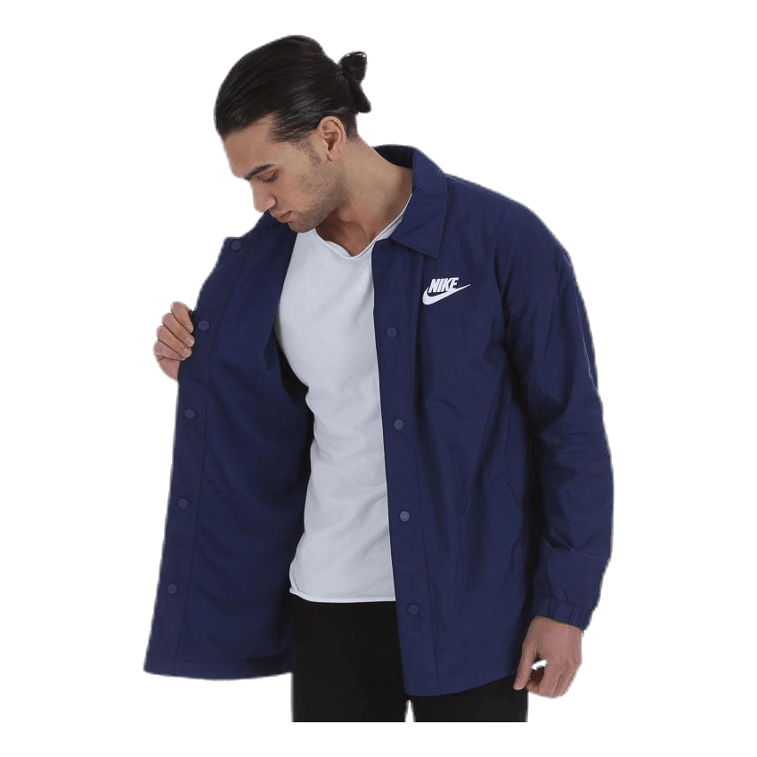 Woven Hybrid Jacket Blue/White
