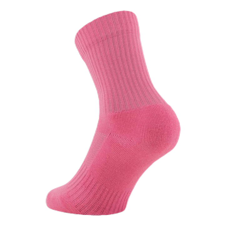 2-Pack Kids Basic Sport Socks - Alvin Pink/White