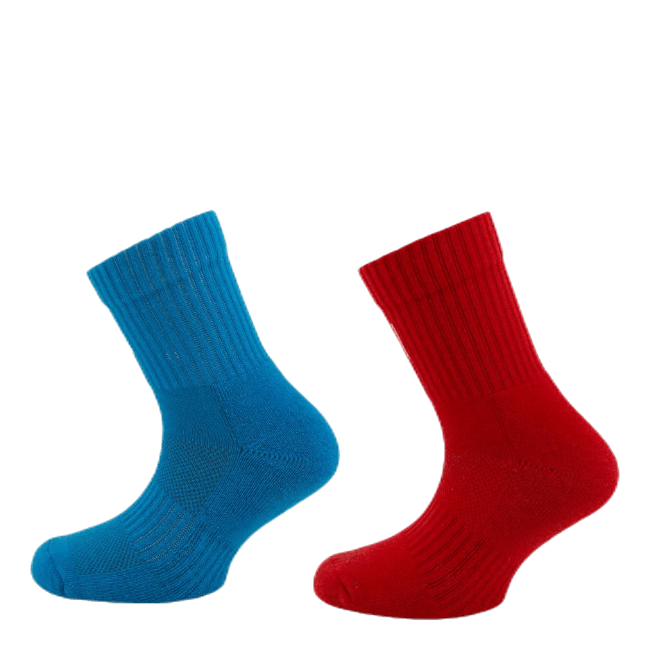 Kids Basic Sport Socks - Alvin Blue/Red