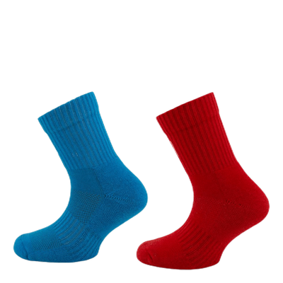 Kids Basic Sport Socks - Alvin Blue/Red