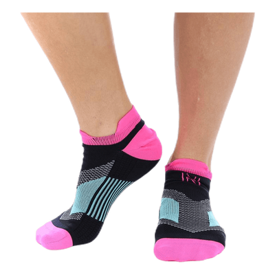 Mirenda Thin Running Sock Low-cut Pink/Black