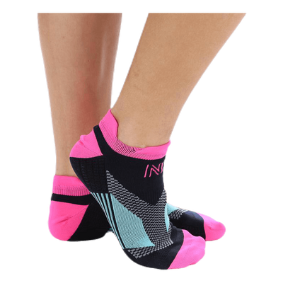 Mirenda Thin Running Sock Low-cut Pink/Black
