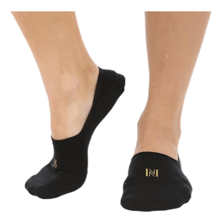 Scarlett 2-pack Invisible Sock Lady Black