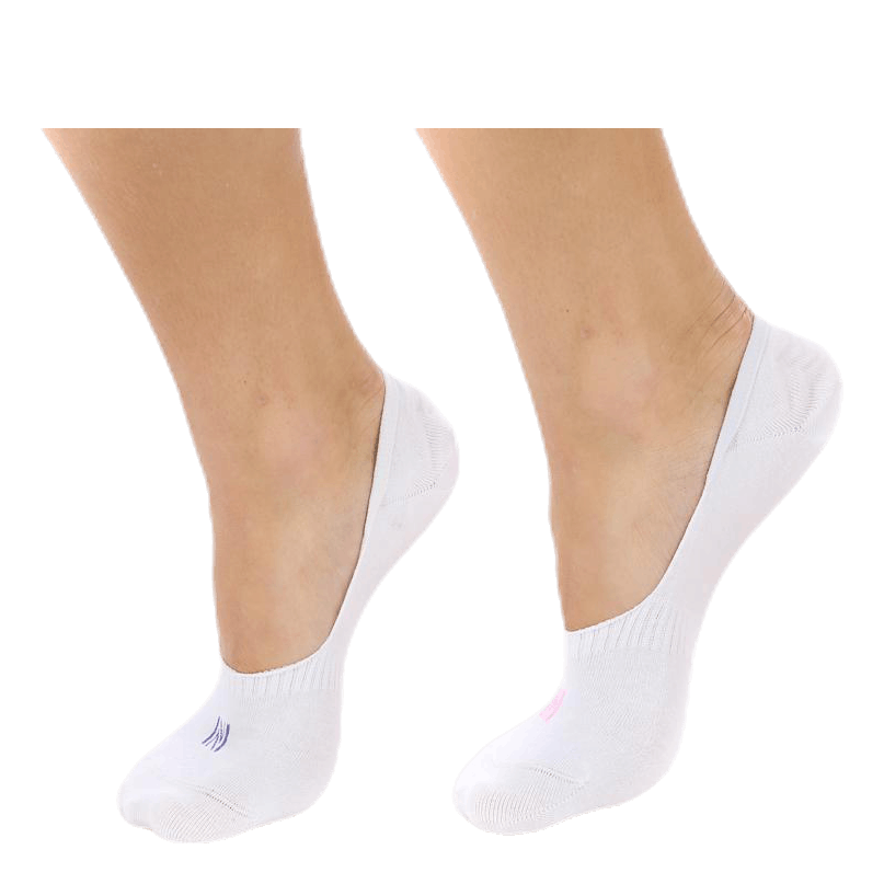 Scarlett 2-pack Invisible Sock Lady White