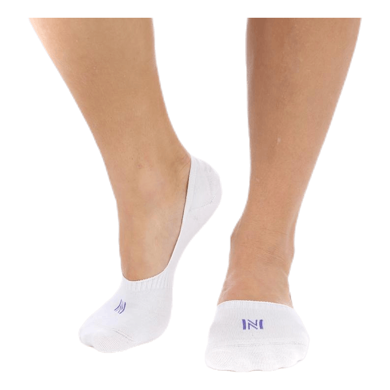 Scarlett 2-pack Invisible Sock Lady White