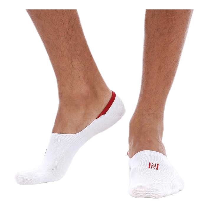 Lenny 2-pack Invisible Socks Men White