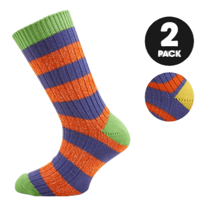 2-Pack Basic Socks - Mario Patterned