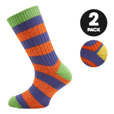 2-Pack Basic Socks - Mario Patterned