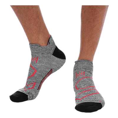Jeff Mid-cut Merinowool Running Sock Grey