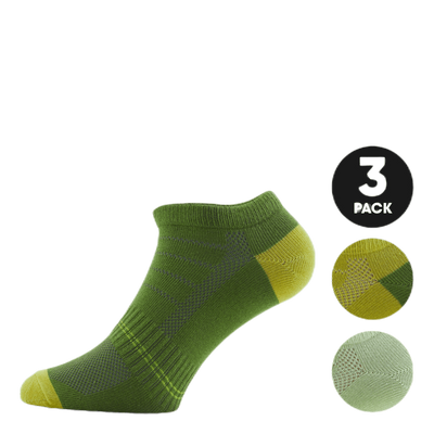 Low Cut Socks - Minnie 3-Pack Green