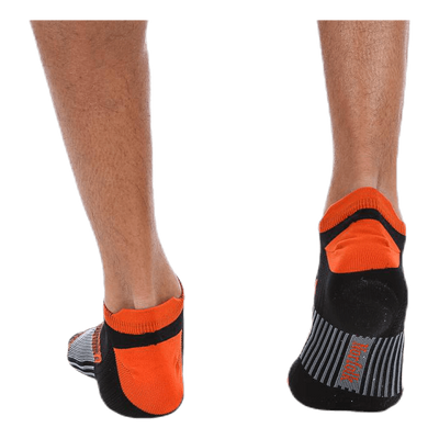 Sebastian Thin Running Sock Low-cut Orange/Black
