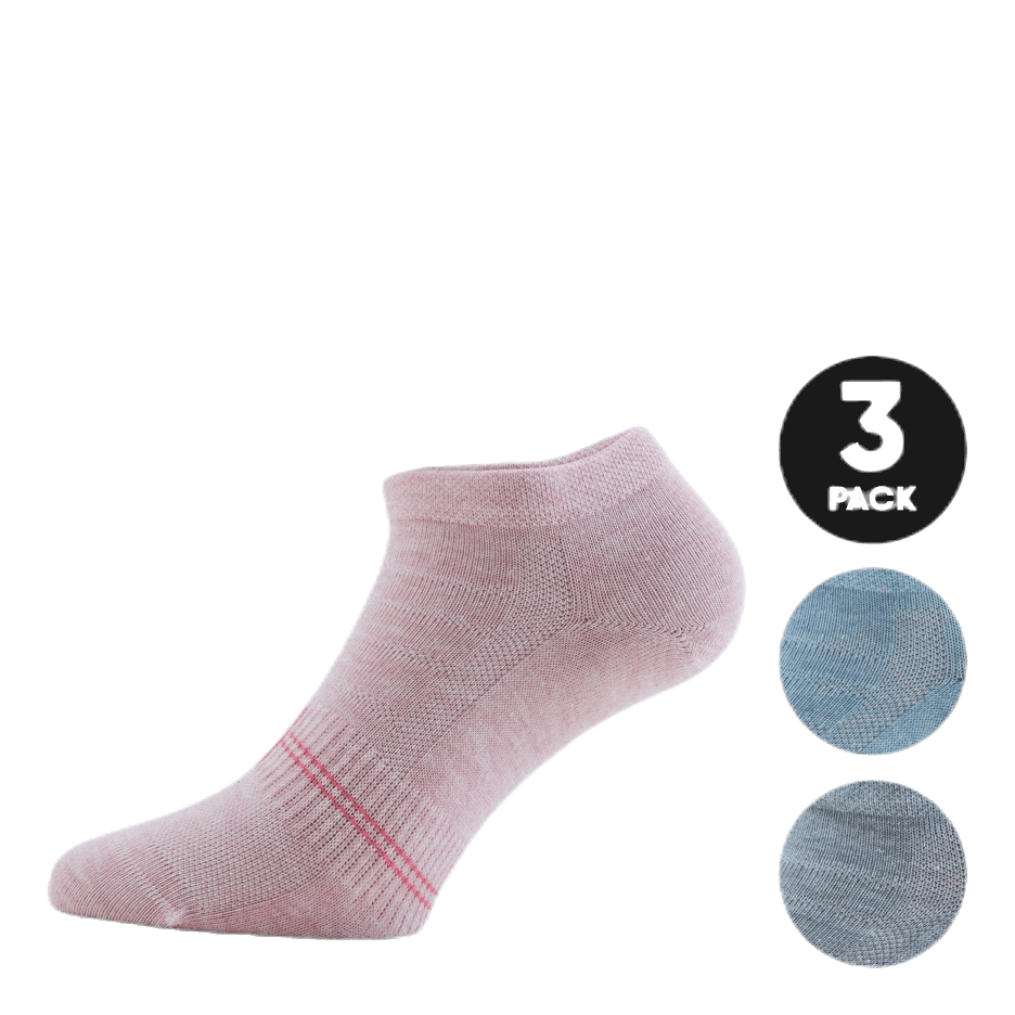 Low Cut Socks - Minnie 3-Pack Pink
