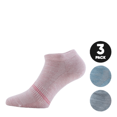 Low Cut Socks - Minnie 3-Pack Pink
