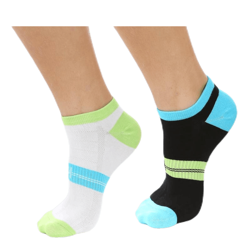 2-pack Lady Low-cut Blue/Grey