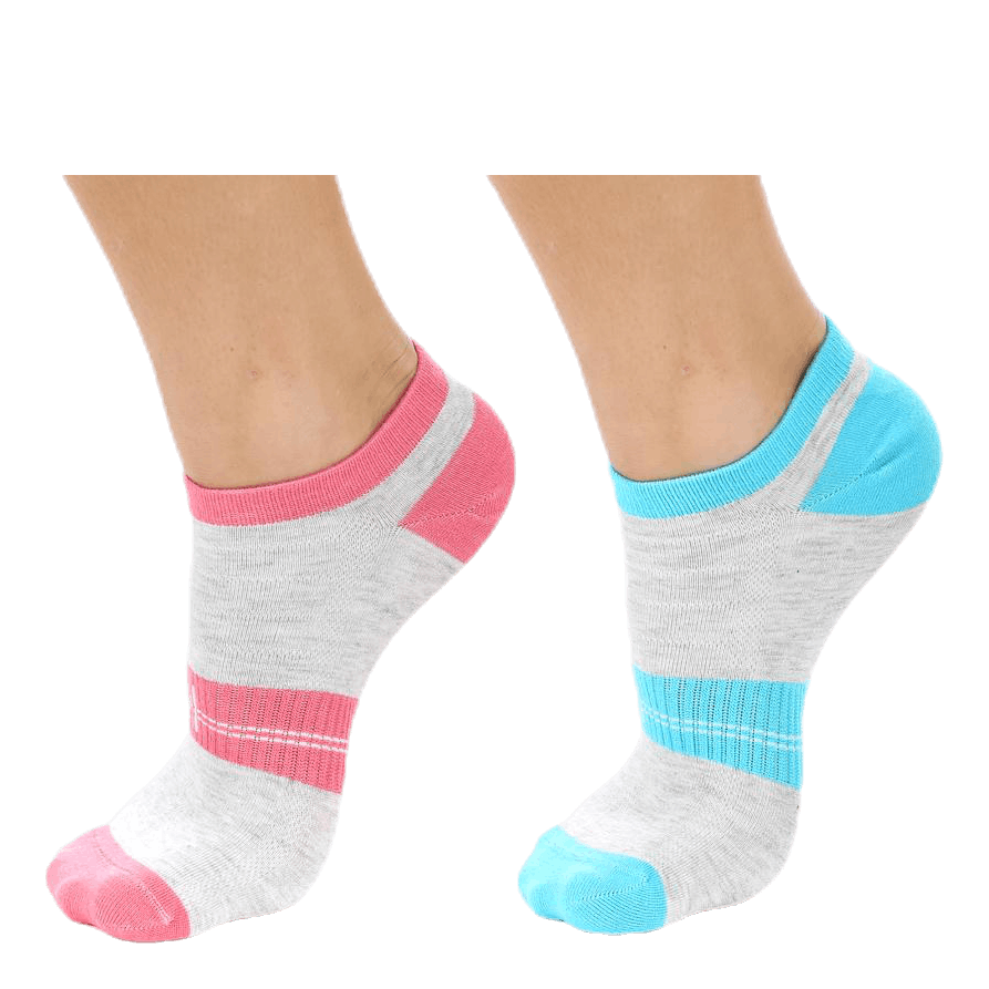 2-pack Lady Low-cut Pink/Grey