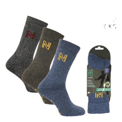 Gabby Walking Sock Bambu Merinowool Black