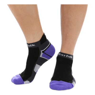 Joyner low-Cut Running socks Purple/Black