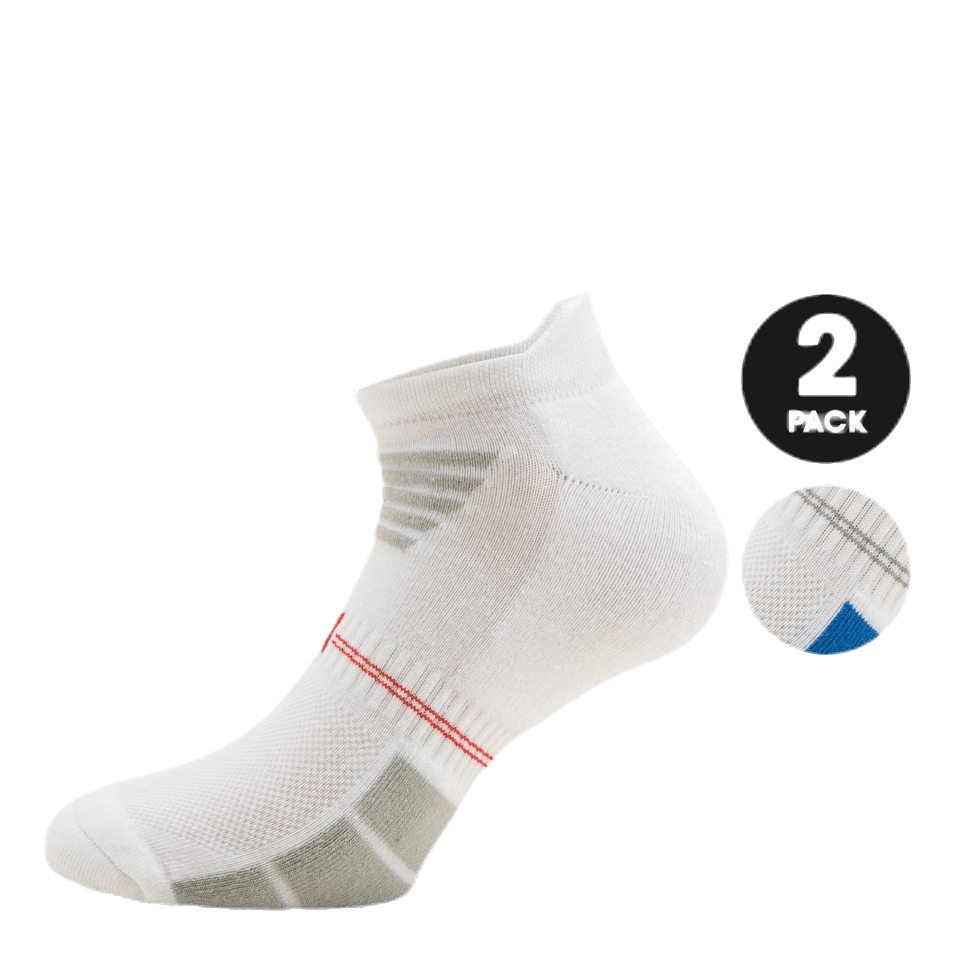 2-Pack Low-Cut Socks - Luke White