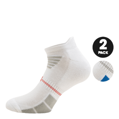 2-Pack Low-Cut Socks - Luke White