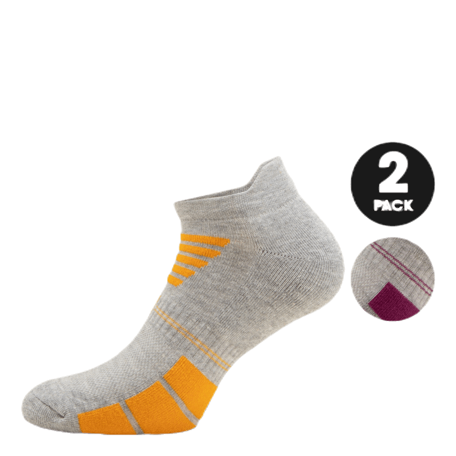 2-Pack Low-Cut Socks - Lucy Grey
